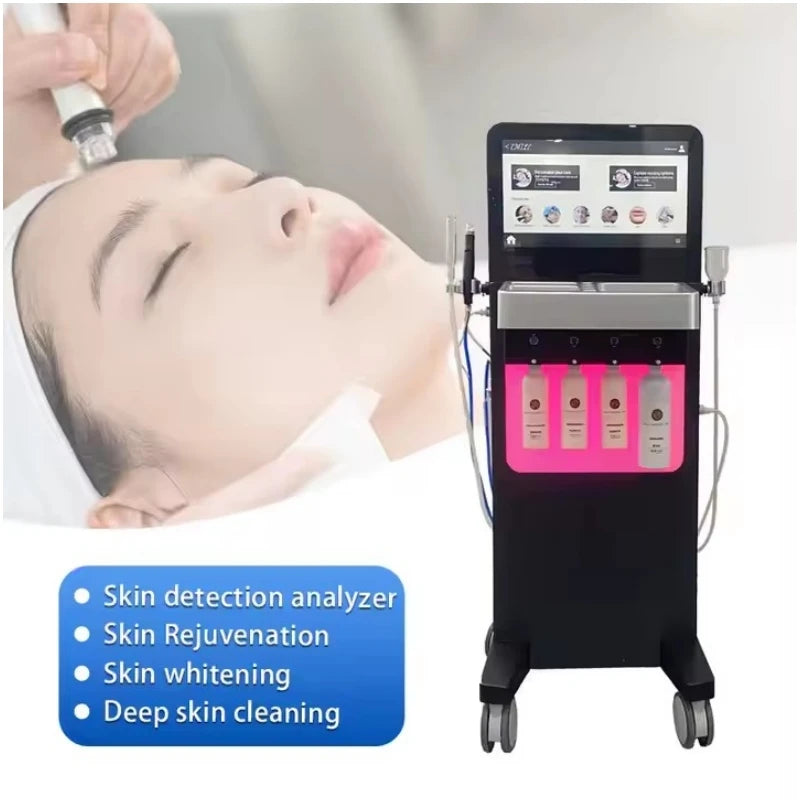 Professional Skin Management Face Care Machine dermabrasion Aqua Peel Deep Cleansing Device for Spa and Salon