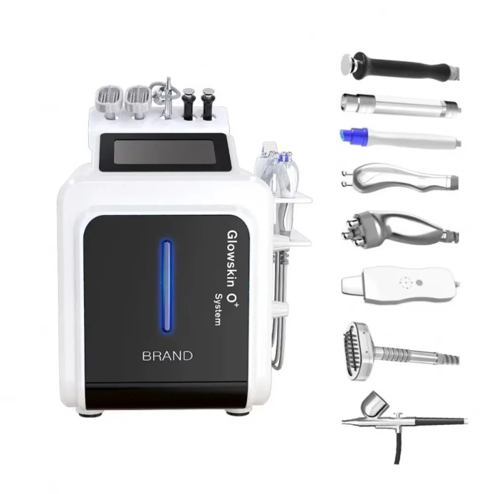 Glowskin O+ System Hydra Beauty Facial Machine 10 in 1 Hydro Dermabrasion Hydra Aqua Peel Machine