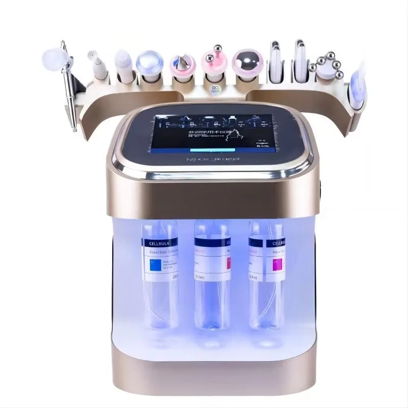 New Design 10 in 1 Hydro Face Skin Solution Diamond Dermabrasion Bubble Facial Beauty Hydro Machine