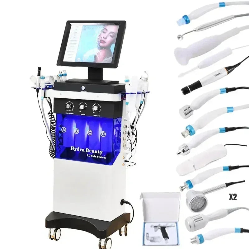14 in 1 multifunctional hydra dermrasion  therapy beaut machin