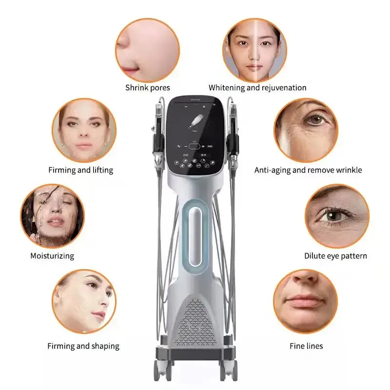 Aqua Star 9 in 1 Hydro Facial Machine Water Peeling Deep Cleansing Face Lifting Anti-Aging Professional Beauty Spa Equipment