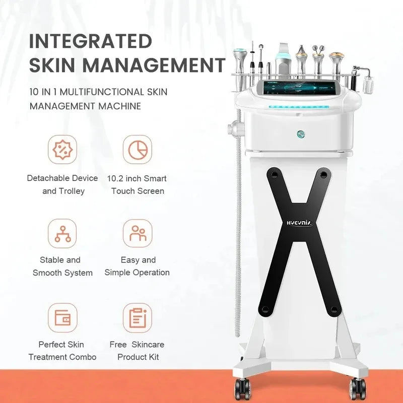 2025 9 In 1 Hydra Professional Machine Aqua Facial Device New Beauty Health Korea Solution Aquaskin Smart Multifunction Oxygen