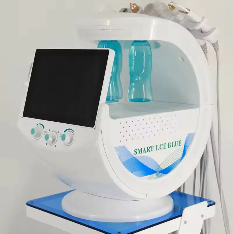 High Quality Smart Ice Blue Facial Treatment Machine Hydrofacial 7 in 1 Professional Portable Dermabrasion