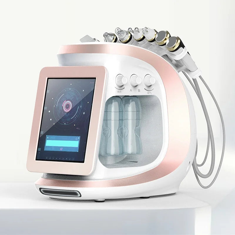 Water Dermabrasion Hydrogen Oxygen Ice Blue Smart Jet Aqua Peel Small Bubble Skin Cleansing Device facial machine 2023 Upgrade