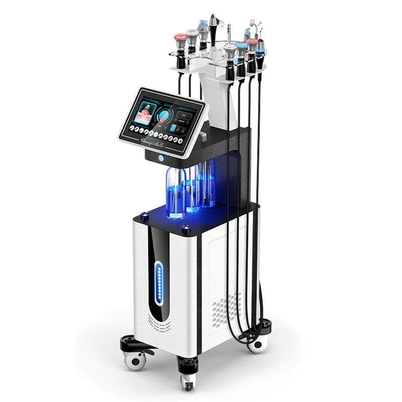 Upgrade 11 In 1 Oxygen Hydra Water Peeling Diamond Dermabrasion Facial Lifting Pore Cleaning Hydrodermabrasion Beauty Machine