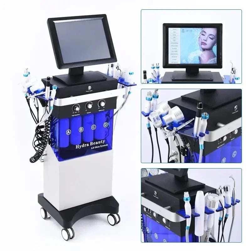 14 in 1 multifunctional hydra dermrasion  therapy beaut machin