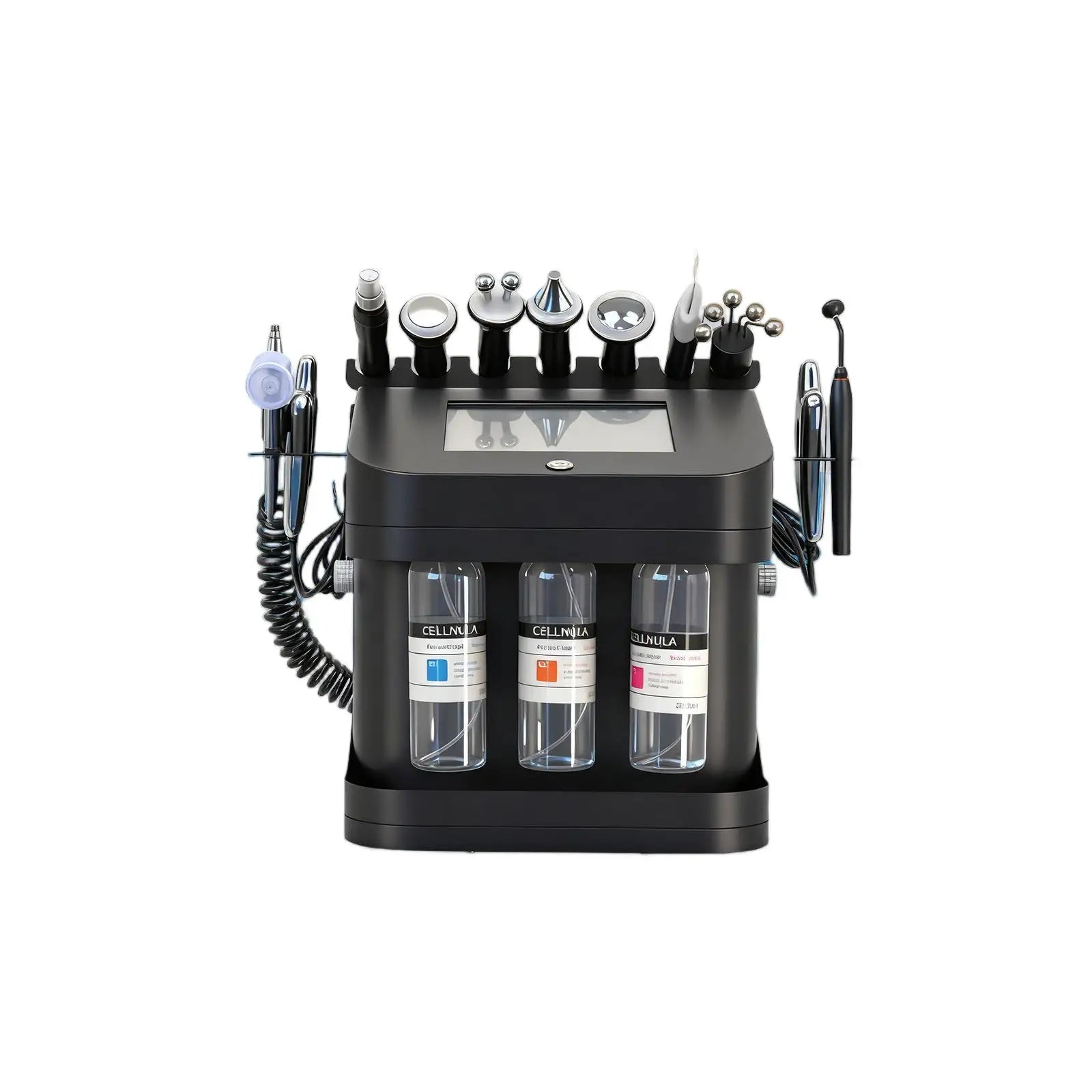 Hydra Facial Machine Professional, 10 in 1 Skin Care Device with Water Oxygen Spray, RF Radio Frequency, Microcurrent, Ultrasoni