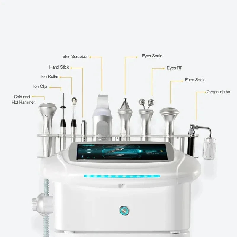 2025 9 In 1 Hydra Professional Machine Aqua Facial Device New Beauty Health Korea Solution Aquaskin Smart Multifunction Oxygen