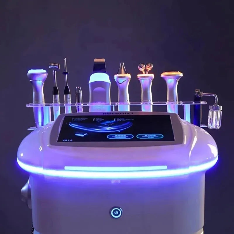 2025 9 In 1 Hydra Professional Machine Aqua Facial Device New Beauty Health Korea Solution Aquaskin Smart Multifunction Oxygen