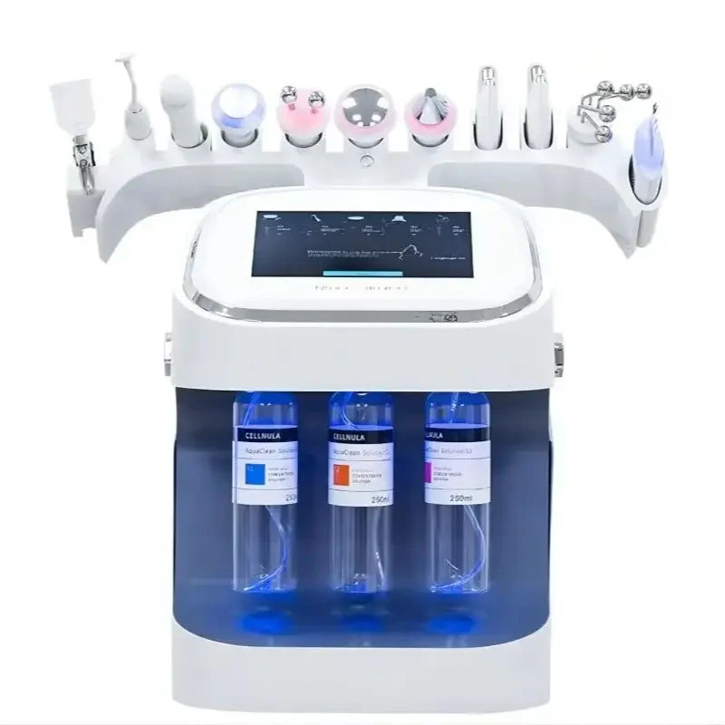 New Design 10 in 1 Hydro Face Skin Solution Diamond Dermabrasion Bubble Facial Beauty Hydro Machine