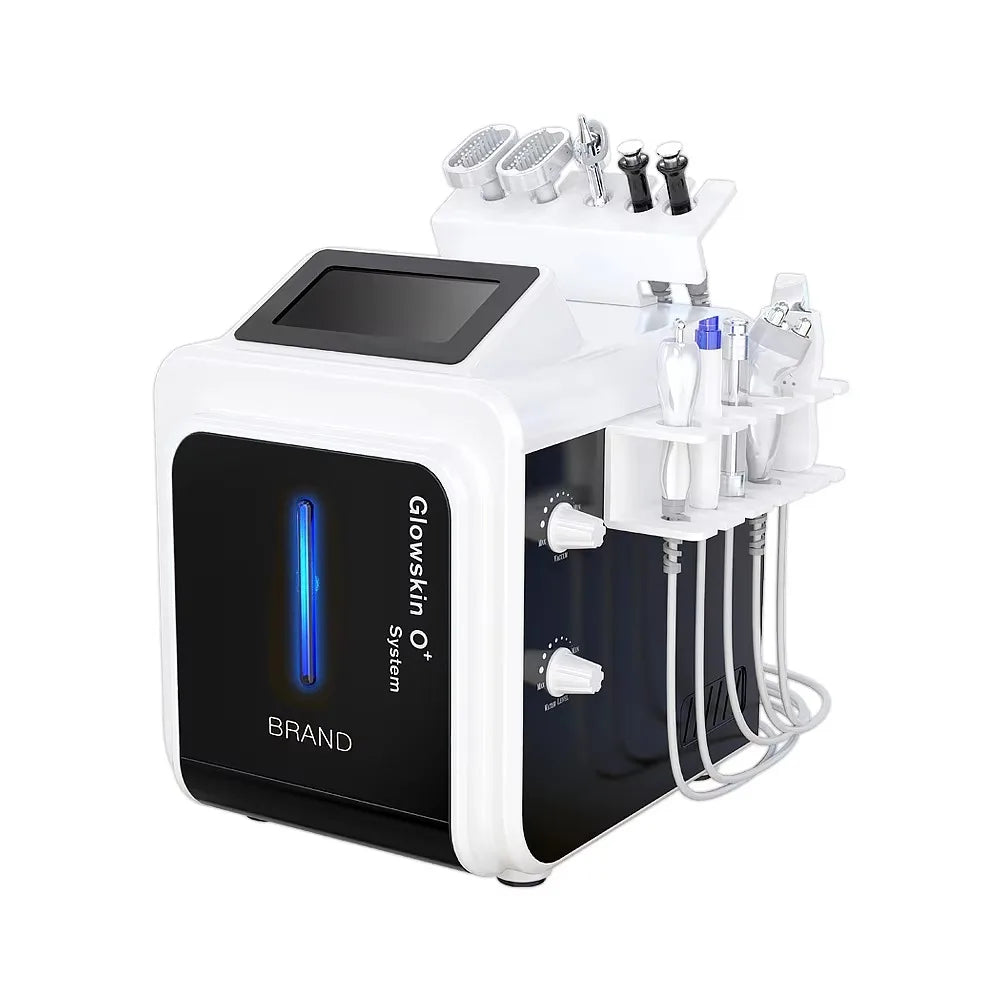 Glowskin O+ System Hydra Beauty Facial Machine 10 in 1 Hydro Dermabrasion Hydra Aqua Peel Machine