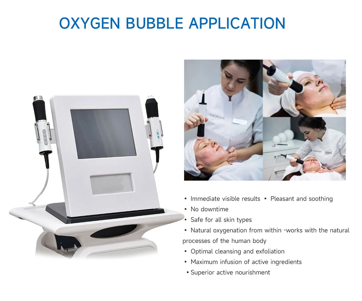 3 in 1 Ultrasound Hydrofacial Beauty Machine Skin Rejuvenation Oxygen Facial Tightening Machine For CO2 Skin Whitening Bubble