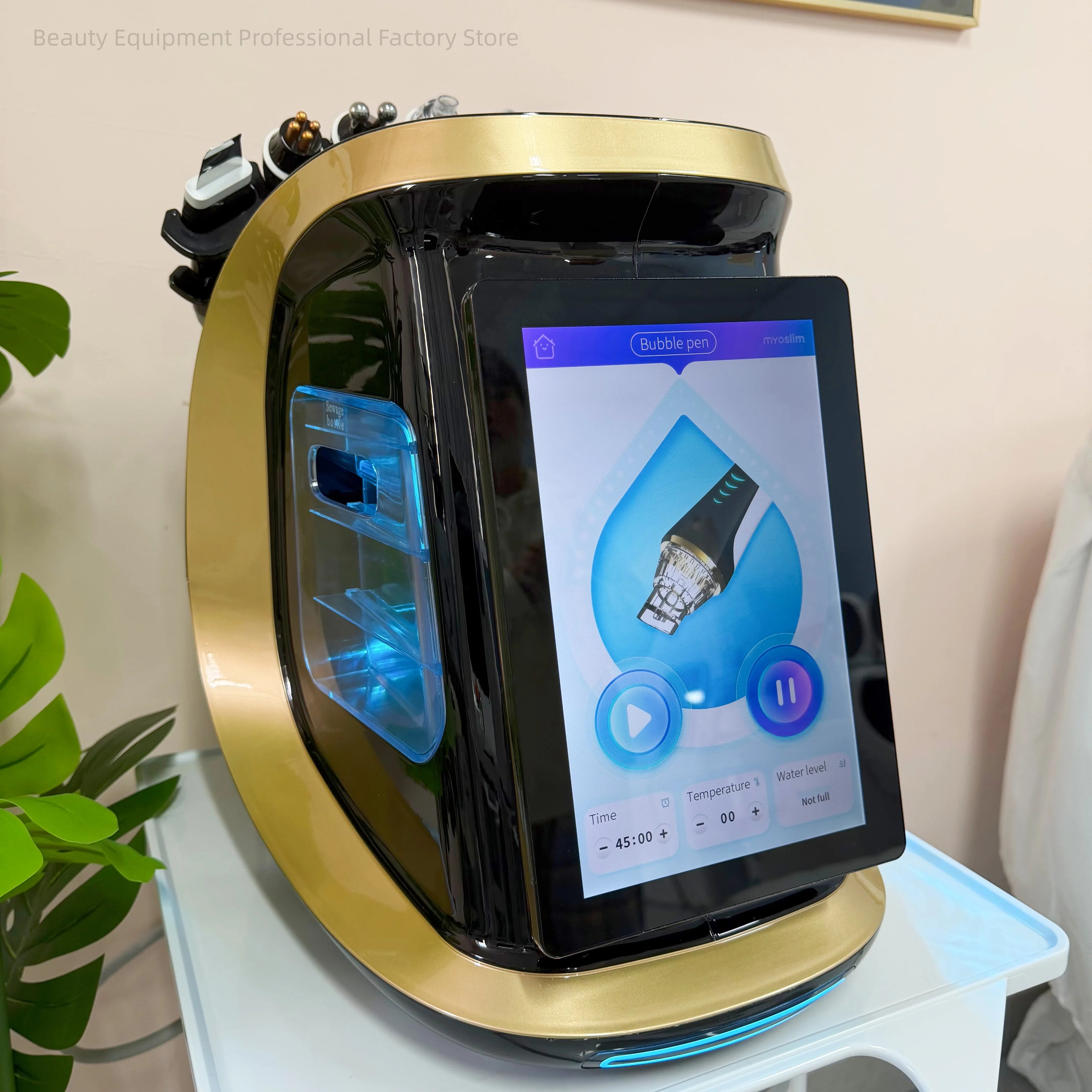 NEW 7 In 1 Hydra Dermabrasion Machine Oxygen Ice Blue Smart Jet Aqua Peeling Small Bubble Microdermabrasion Skin Care New Beauty