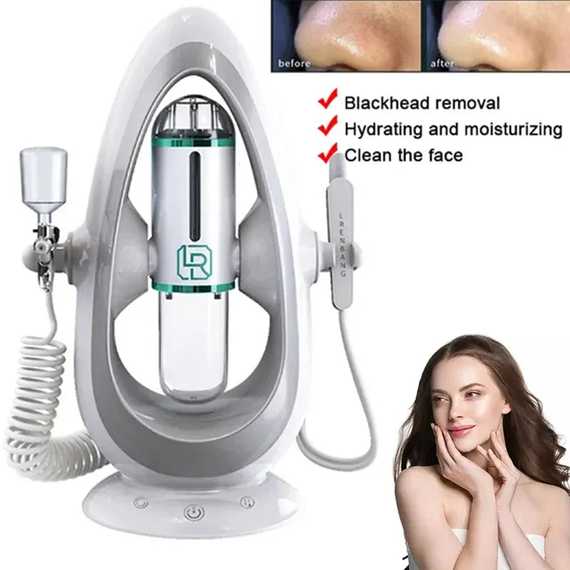NEW Peeling Beauty Device New Small Bubble Oxygen Injection Instrument Hydra Dermabrasion Aqua Facial Cleaning Suction Blackhead