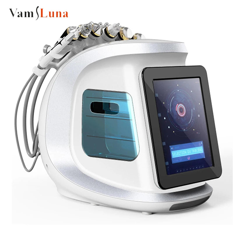 Water Dermabrasion Hydrogen Oxygen Ice Blue Smart Jet Aqua Peel Small Bubble Skin Cleansing Device facial machine 2023 Upgrade