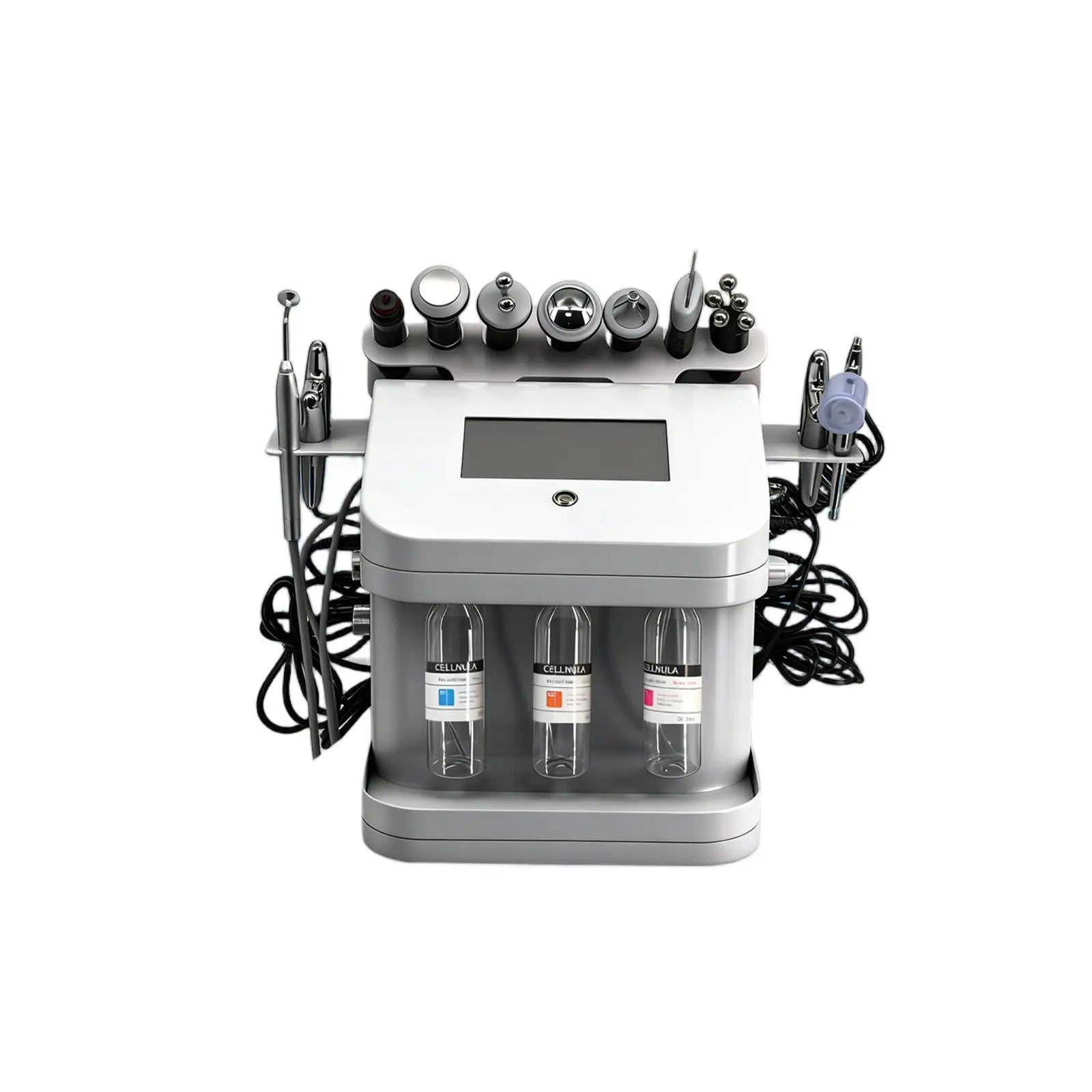 Hydra Facial Machine Professional, 10 in 1 Skin Care Device with Water Oxygen Spray, RF Radio Frequency, Microcurrent, Ultrasoni