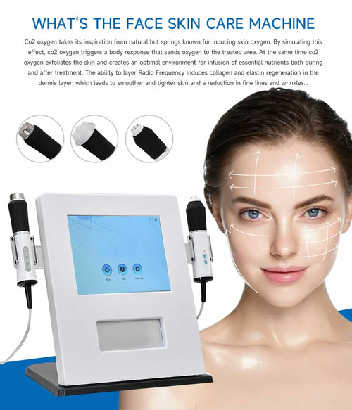 3 in 1 Ultrasound Hydrofacial Beauty Machine Skin Rejuvenation Oxygen Facial Tightening Machine For CO2 Skin Whitening Bubble