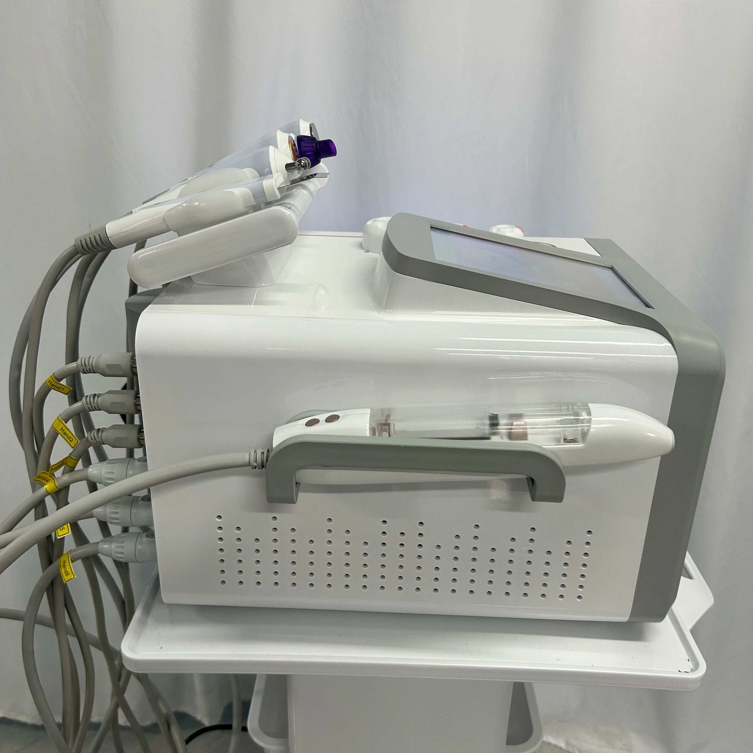 MYOSLIM 6-in-1 Hydra Dermabrasion Machine | Professional Facial Skin Rejuvenation & Deep Cleansing Beauty Device for Salon