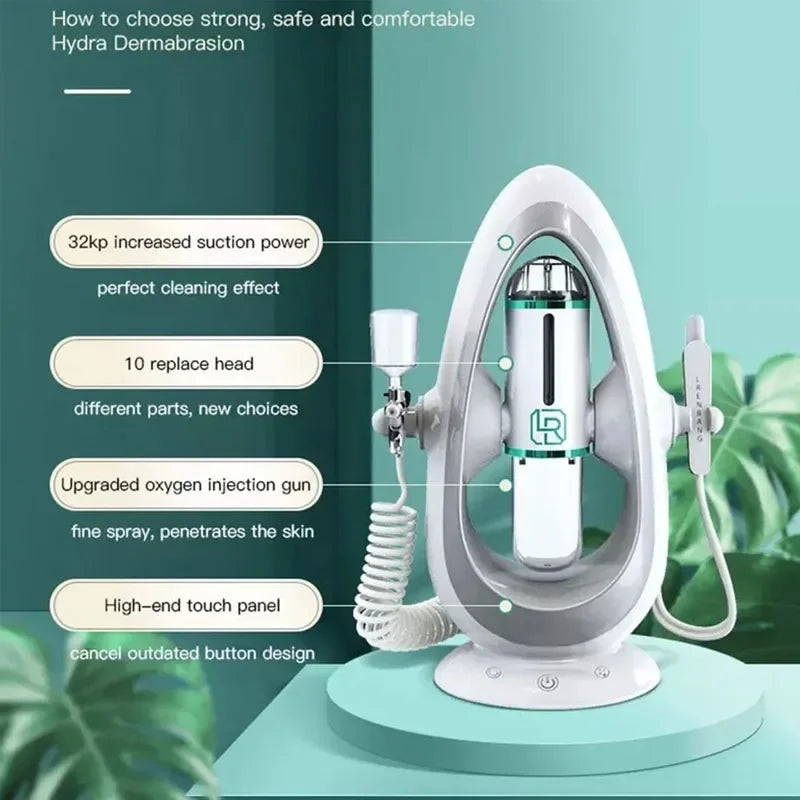 NEW Peeling Beauty Device New Small Bubble Oxygen Injection Instrument Hydra Dermabrasion Aqua Facial Cleaning Suction Blackhead