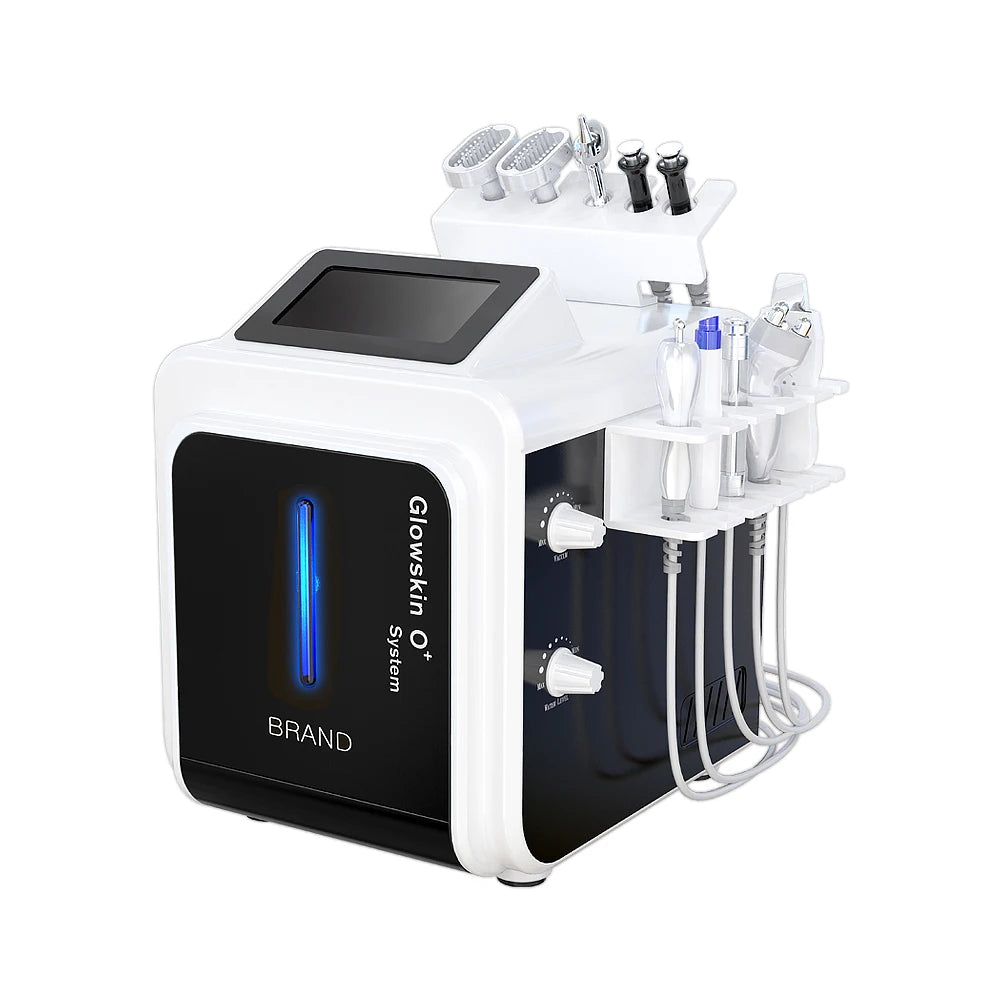 Glowskin O+ System Hydra Beauty Facial Machine 10 in 1 Hydro Dermabrasion Hydra Aqua Peel Machine